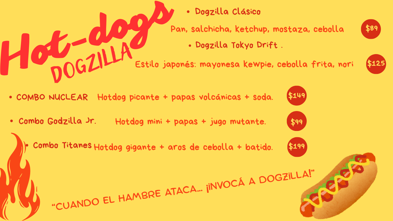 Hotdogs Dogzilla